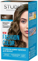Краска для волос «Fashion Color», оттенок 6.00 Тёмно-русый