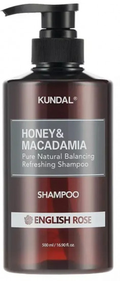 Шампунь для волос бессульфатный «Honey & Macadamia. English Rose»