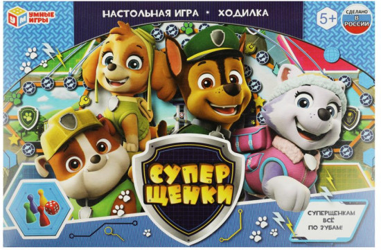 Настольная игра-ходилка «Суперщенки»