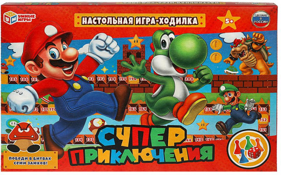 Игра-ходилка настольная «Суперприключения»