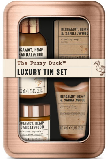 Набор подарочный для ухода за телом «The Fuzzy Duck. Luxury Grooming Tin»