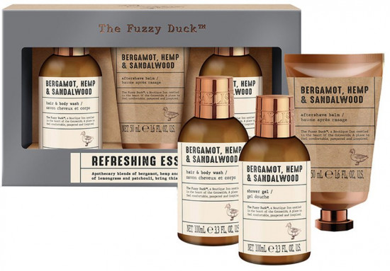 Набор подарочный для ухода за телом «The Fuzzy Duck. Luxury Mini Trio»