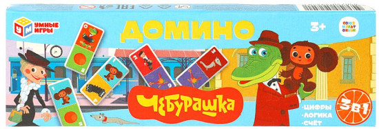 Домино пластиковое «Чебурашка»