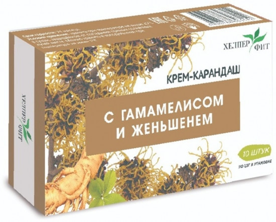 Крем-карандаш с гамамелисом и женьшенем