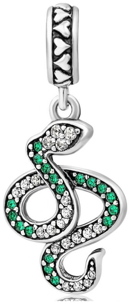 Шарм-подвеска из серебра с фианитами | Lucente Silver