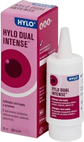Капли для глаз «Hylo dual intense<sup class=