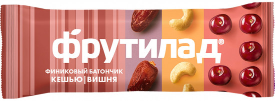 Батончик финиковый с вишней и кешью «Фрутилад»