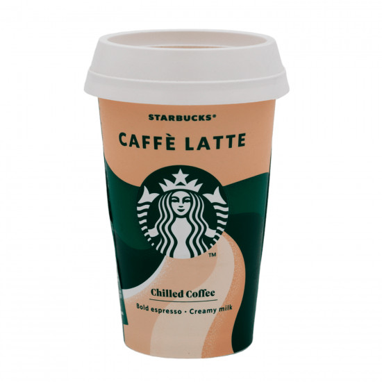 Starbucks Caffe Latte стакан 220 мл