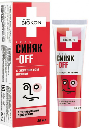 Гель с тонирующим эффектом «Синяк-off»