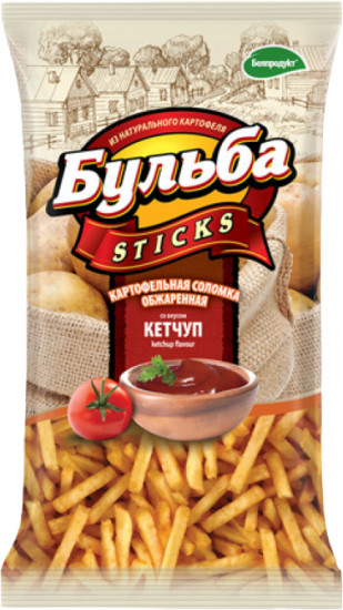 Соломка из цельного картофеля «Кетчуп»