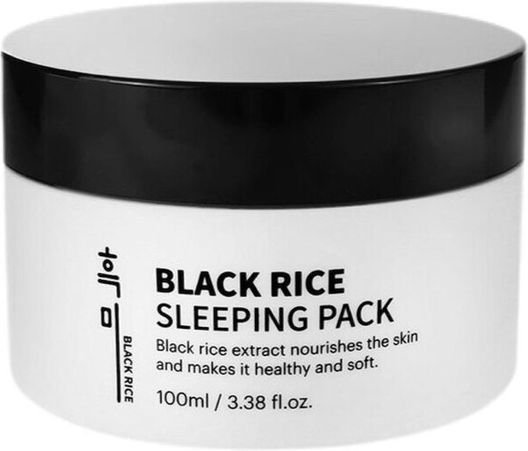 Маска для лица против морщин и пигментации ночная «Sleeping Pack» | Black Rice