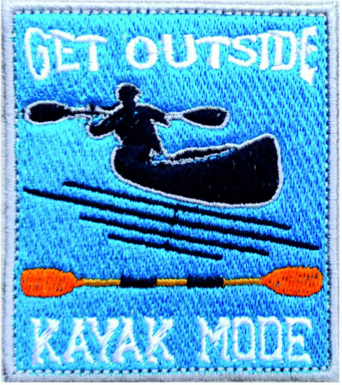 Шеврон «Get Outside Kayak Mode»