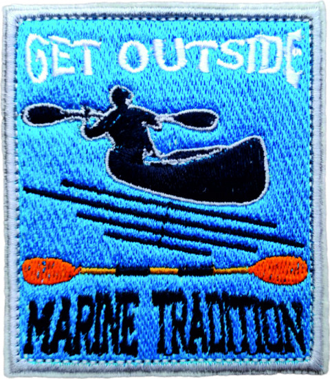 Шеврон «Get Outside, Marine Tradition. Регата, регатой, а морские традиции забывать нельзя»