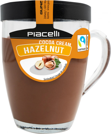 Паста фундучно-шоколадная «Piacelli Cocoa Cream Hazelnut»