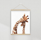 Настенное подвесное панно «Жирафы»