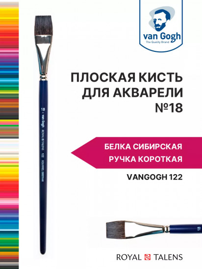 Кисть для акварели №18