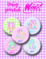 Набор значков «Winx»