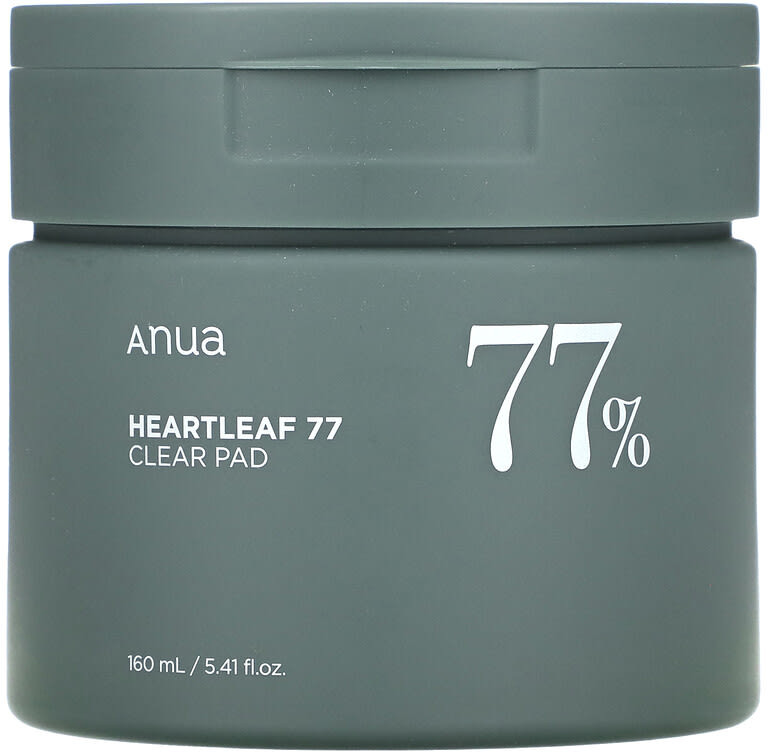 Диски для лица очищающие «Heartleaf 77% Clear Pad» | Anua