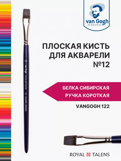 Кисть для акварели №12