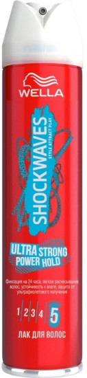 Лак для волос сильной фиксации «Ultra-strong power hold»