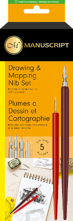 Набор для каллиграфии «Leonardt Drawing & Mapping Nib» перо+ держатель