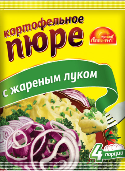 Пюре картофельное с жареным луком