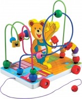 Лабиринт — каталка "Медвежонок" | Мир деревянных игрушек