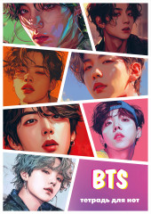 Тетрадь для нот «BTS»