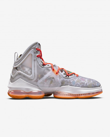 Кроссовки унисекс «LeBron 19 Grey Fog»
