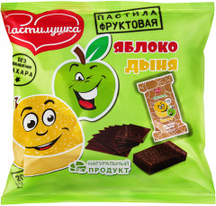 Пастила фруктовая со вкусом яблока и дыни