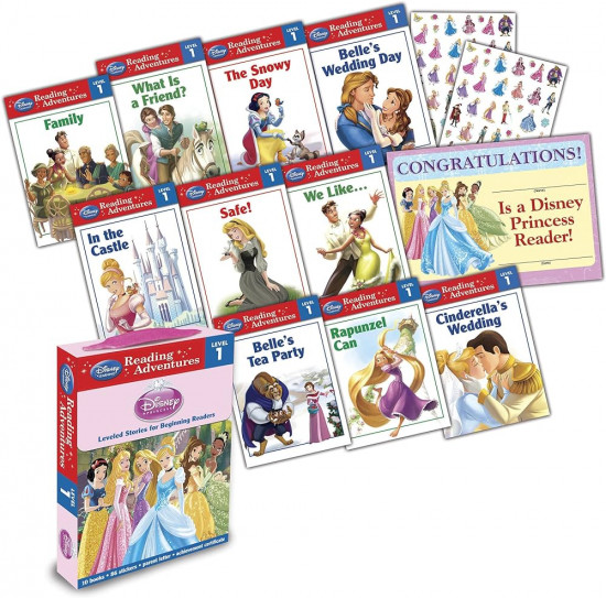 Reading Adventures Disney Princess Level 1 Boxed Set