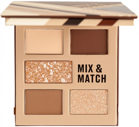Палетка теней для век «Mix and Match», оттенок 1 Brown