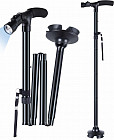 Складная трость с фонариком «Trusty Cane»
