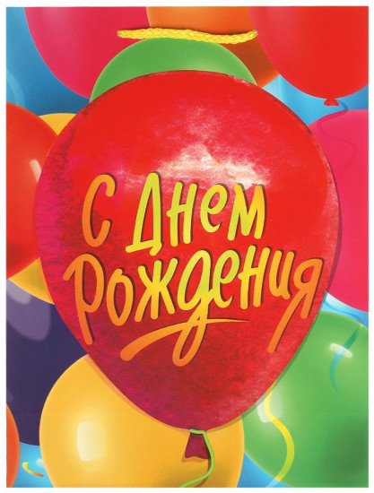 Подарочный матовый пакет