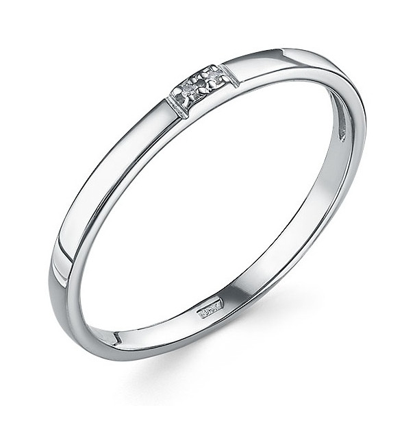 Кольцо из серебра с бриллиантами | Family Jewelry
