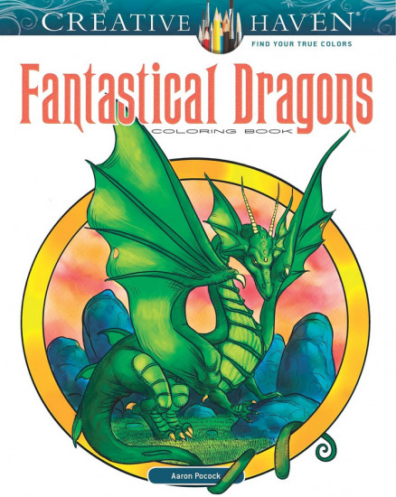 Creative Haven Fantastical Dragons Coloring Book