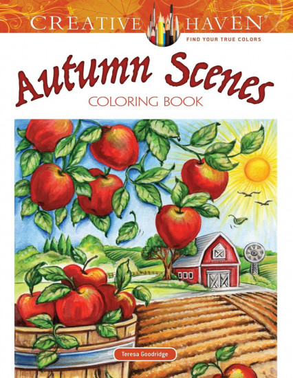 Creative Haven Autumn Scenes Coloring Book