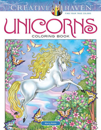 Creative Haven Unicorns Coloring Book