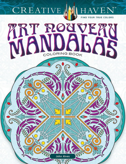 Creative Haven Art Nouveau Mandalas Coloring Book