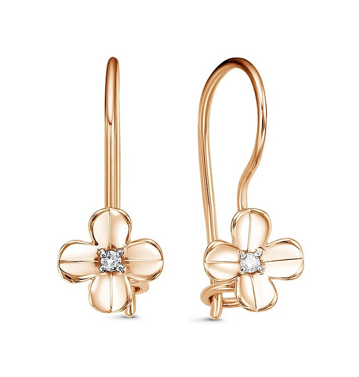 Серьги из золота с бриллиантами | Family Jewelry