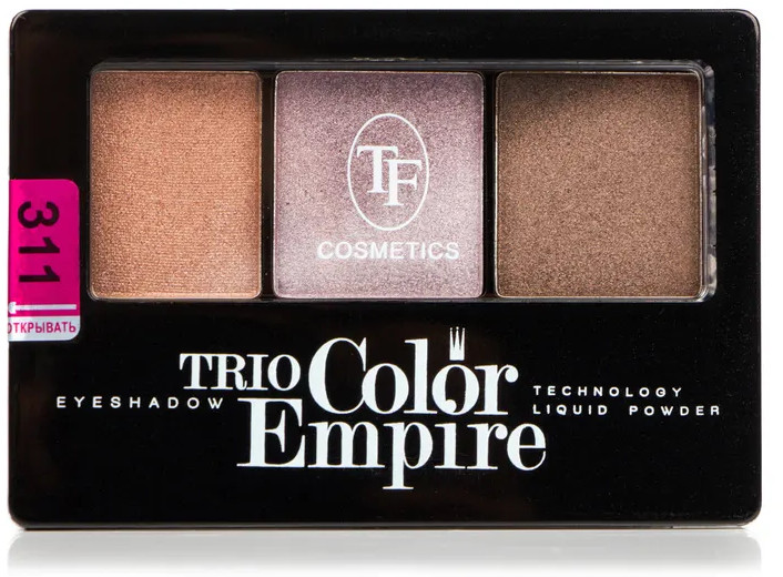 Палетка теней для век «Trio Color Empire», оттенок 311 Песчаная дюна | Triumph