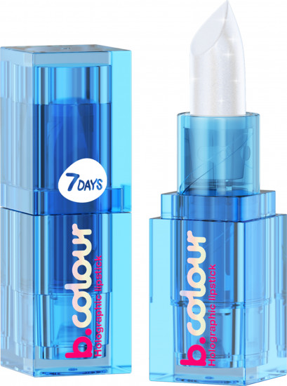 Помада для губ «B.colour Holographic lipstick», тон 04 Smurfette