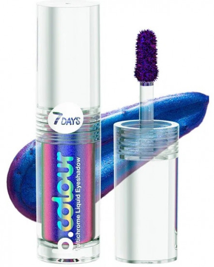 Тени для век «B.Color Multichrome Liquid Eyeshadow», оттенок 01 Sapphire