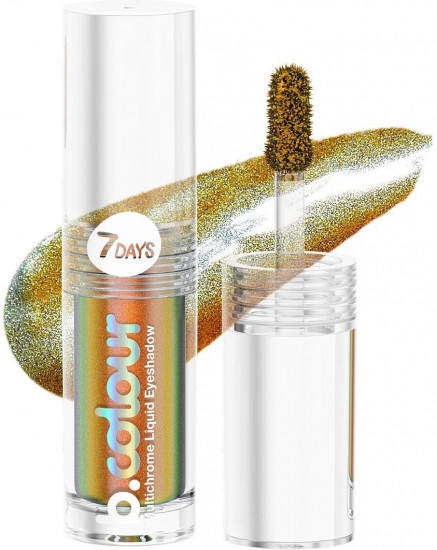 Тени для век «B.Color Multichrome Liquid Eyeshadow», оттенок 03 Amber