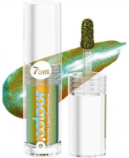 Тени для век «B.Color Multichrome Liquid Eyeshadow», оттенок 04 Emerald