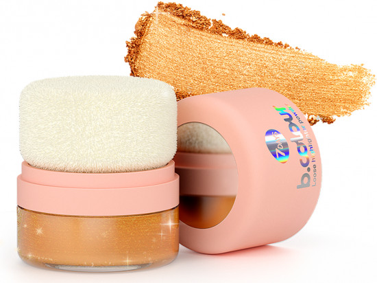 Хайлайтер для лица и тела «B.colour Loose highlighter powder», оттенок 02 Drama queen
