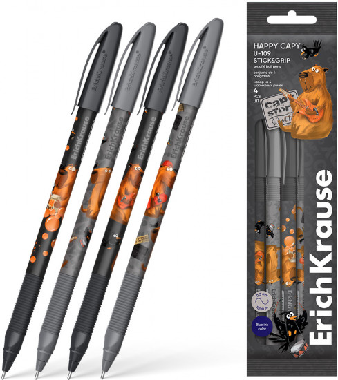 Набор шариковых ручек «U-109 Stick&Grip»