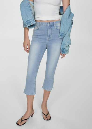 Джинсы-капри женские