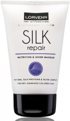 Маска для волос интенсивная реструктурирующая c протеинами шелка «Chromacare System Silk Repair Nutrition & Shine Masque»