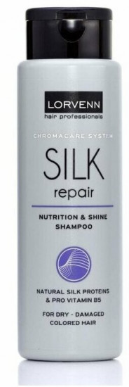 Шампунь для волос с протеинами шелка «Chromacare System Silk Repair»